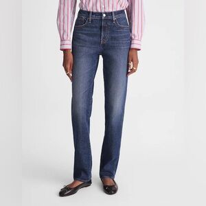 NWT MADEWELL THE LONG LINE STRAIGHT JEAN SIZE 26